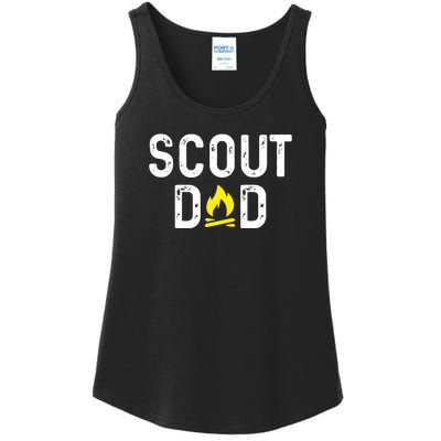 Scouting Dad Scout Dad Father Scout Ladies Essential Tank