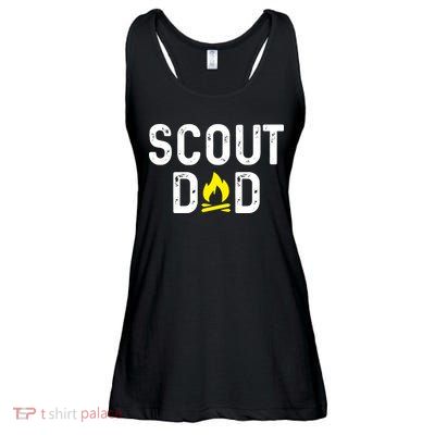 Scouting Dad Scout Dad Father Scout Ladies Essential Flowy Tank