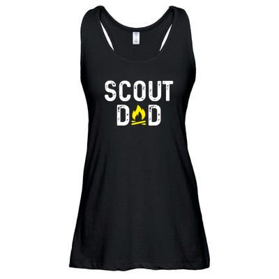 Scouting Dad Scout Dad Father Scout Ladies Essential Flowy Tank