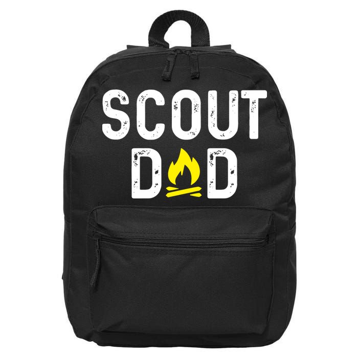 Scouting Dad Scout Dad Father Scout 16 in Basic Backpack