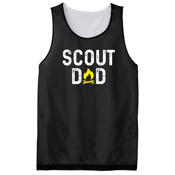 Scouting Dad Scout Dad Father Scout Mesh Reversible Basketball Jersey Tank