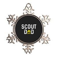 Scouting Dad Scout Dad Father Scout Metallic Star Ornament