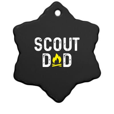 Scouting Dad Scout Dad Father Scout Ceramic Star Ornament