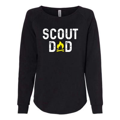 Scouting Dad Scout Dad Father Scout Womens California Wash Sweatshirt