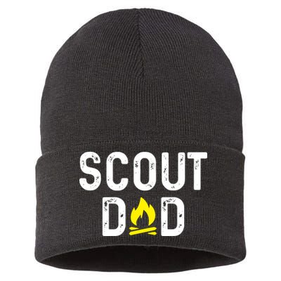 Scouting Dad Scout Dad Father Scout Sustainable Knit Beanie