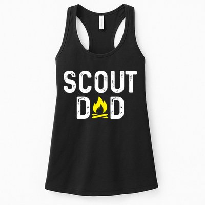 Scouting Dad Scout Dad Father Scout Womens Tank Top