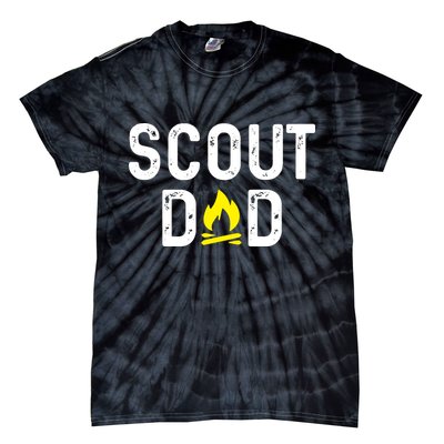 Scouting Dad Scout Dad Father Scout Tie-Dye T-Shirt
