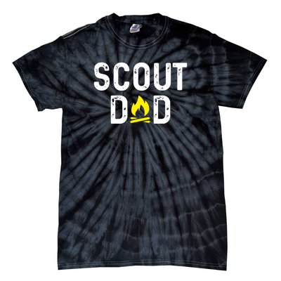 Scouting Dad Scout Dad Father Scout Tie-Dye T-Shirt