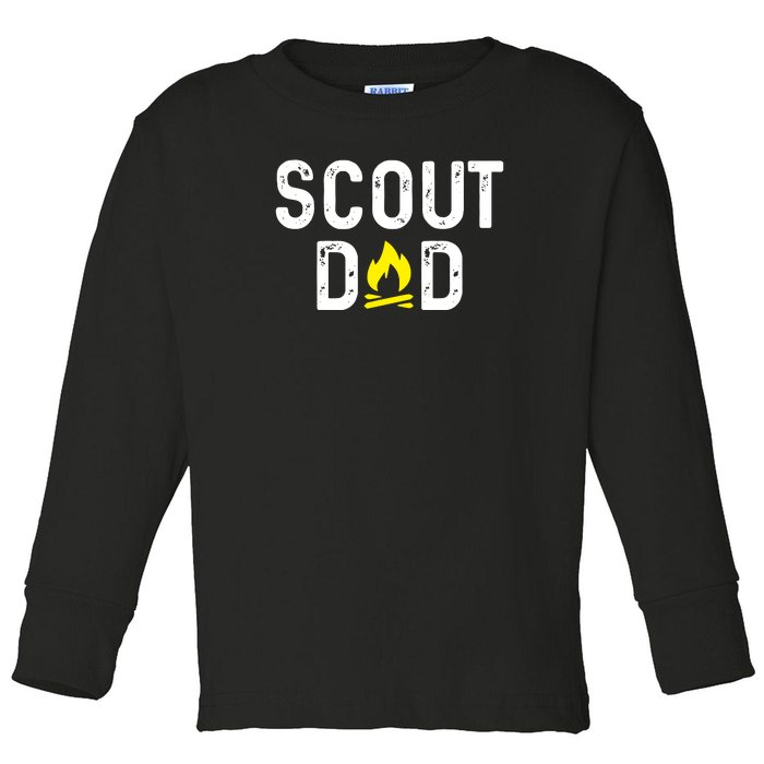 Scouting Dad Scout Dad Father Scout Toddler Long Sleeve Shirt