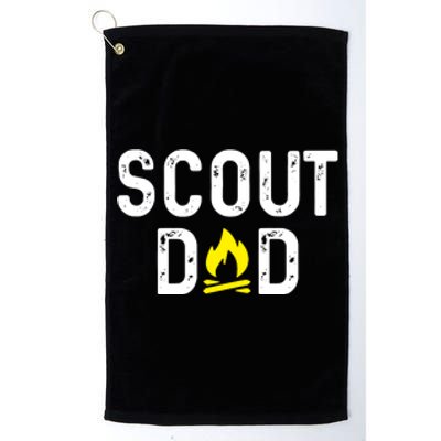 Scouting Dad Scout Dad Father Scout Platinum Collection Golf Towel