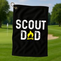 Scouting Dad Scout Dad Father Scout Golf Towel
