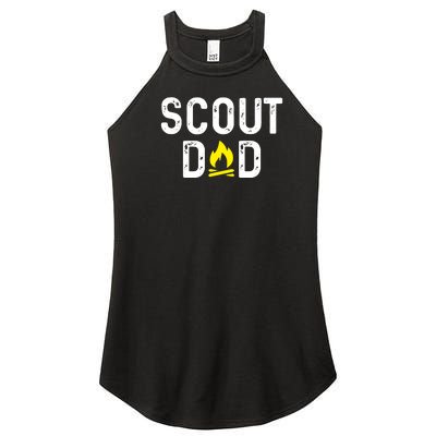 Scouting Dad Scout Dad Father Scout Women's Perfect Tri Rocker Tank