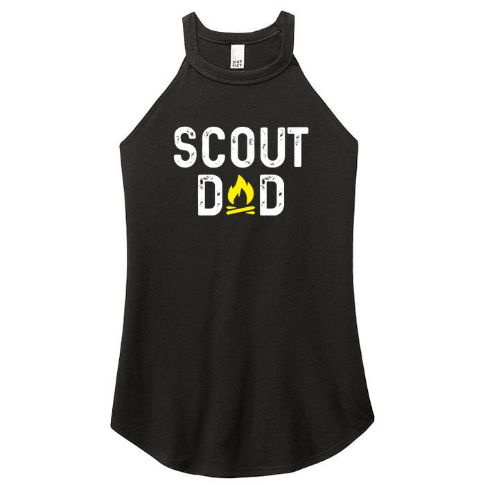 Scouting Dad Scout Dad Father Scout Women's Perfect Tri Rocker Tank