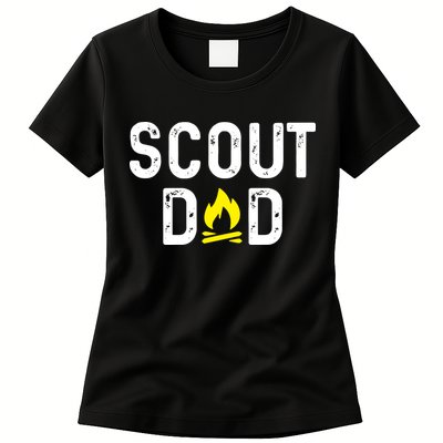 Scouting Dad Scout Dad Father Scout Womens T-Shirt