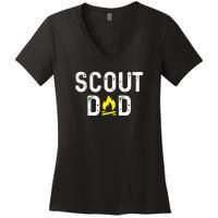 Scouting Dad Scout Dad Father Scout Women's V-Neck T-Shirt