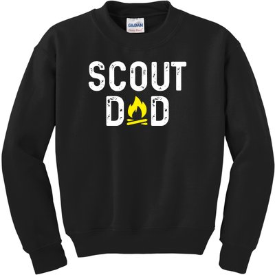 Scouting Dad Scout Dad Father Scout Kids Sweatshirt