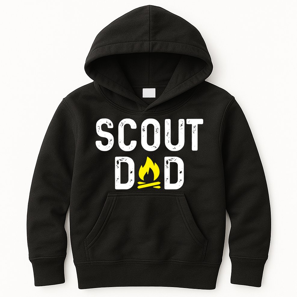Scouting Dad Scout Dad Father Scout Kids Hoodie