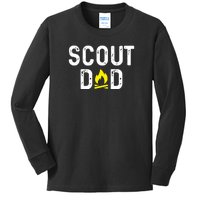 Scouting Dad Scout Dad Father Scout Kids Long Sleeve Shirt