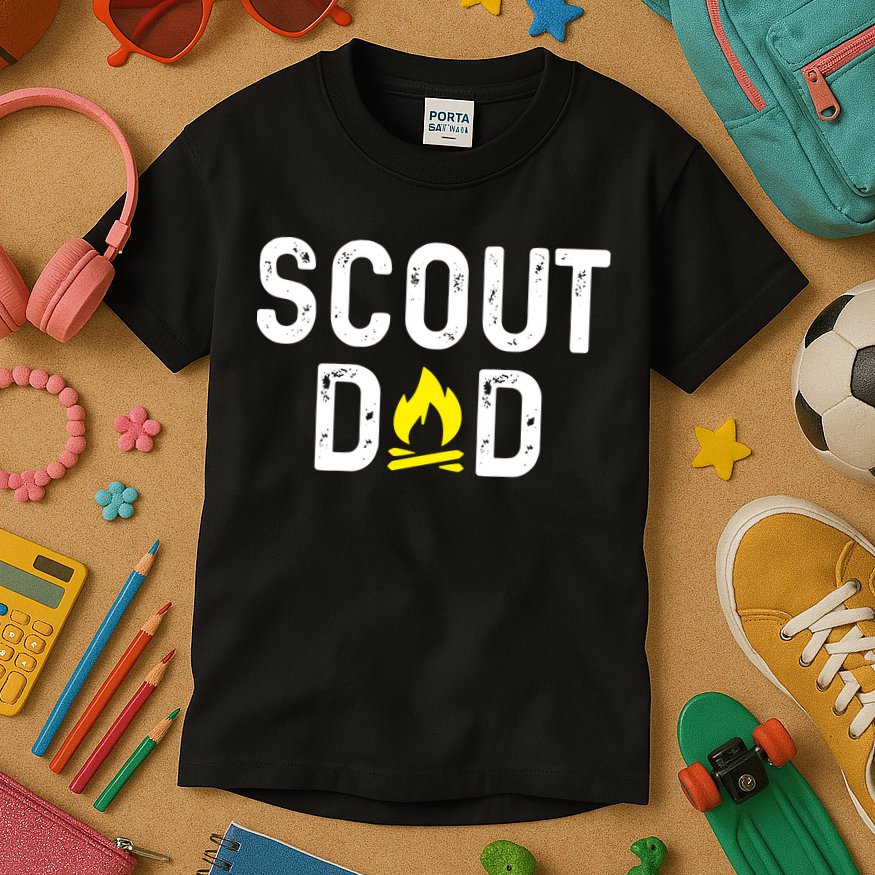 Scouting Dad Scout Dad Father Scout Kids T-Shirt