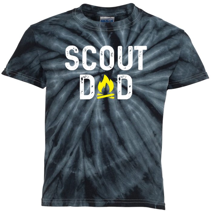 Scouting Dad Scout Dad Father Scout Kids Tie-Dye T-Shirt