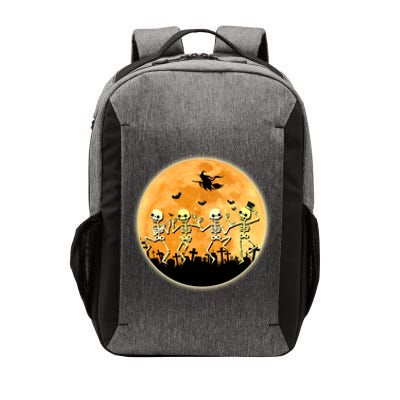 Spooky Dancing Skeleton In A Graveyard Witch Moon Halloween Gift Vector Backpack