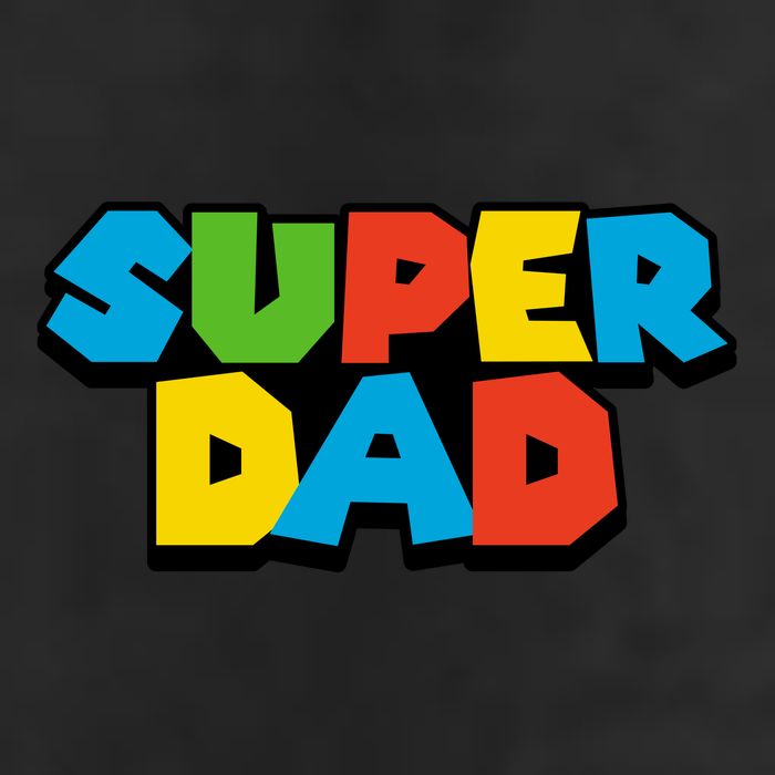 Super Dad 7 Panel Mesh Trucker Snapback Hat