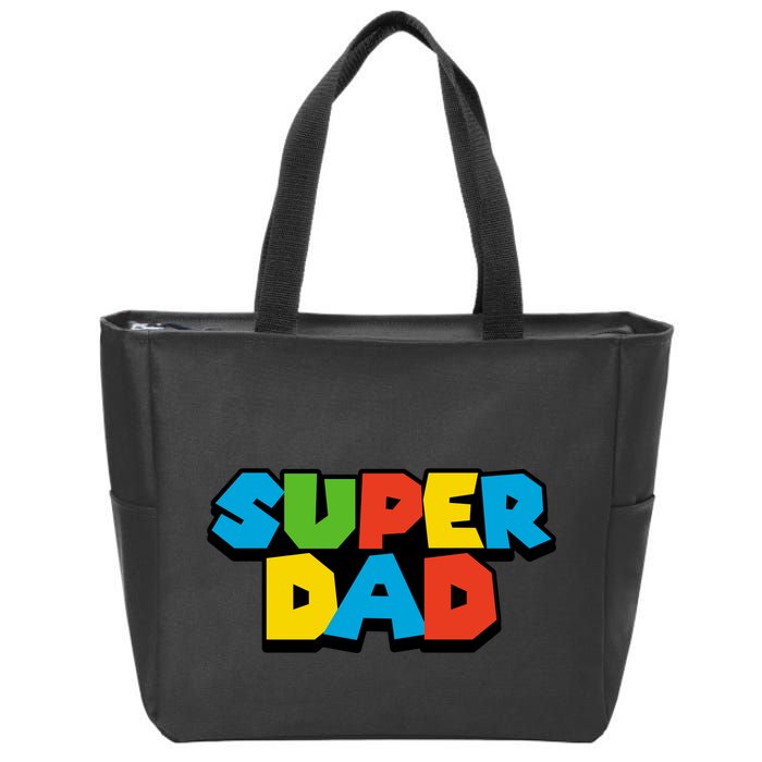 Super Dad Zip Tote Bag