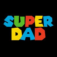 Super Dad Zip Tote Bag