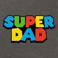 Super Dad Cotton Canvas Backpack