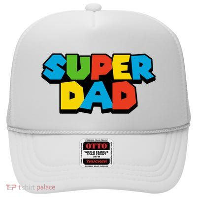 Super Dad High Crown Mesh Back Trucker Hat