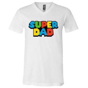 Super Dad V-Neck T-Shirt