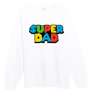 Super Dad Premium Crewneck Sweatshirt