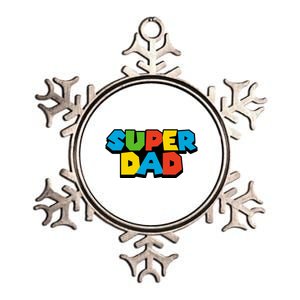 Super Dad Metallic Star Ornament