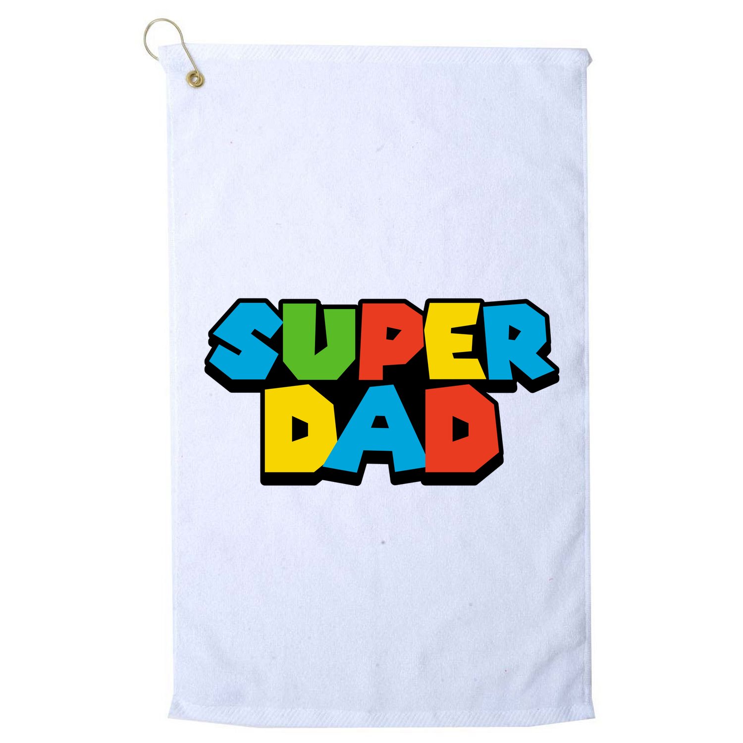 Super Dad Golf Towel