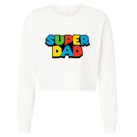Super Dad Cropped Pullover Crew