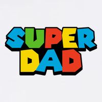 Super Dad Cropped Pullover Crew