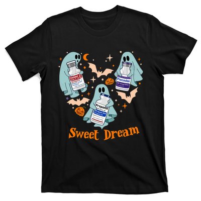 Sweet Dream Spooky Nurse Halloween Cute Ghost T-Shirt