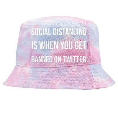 Social Distancing Tie-Dyed Bucket Hat