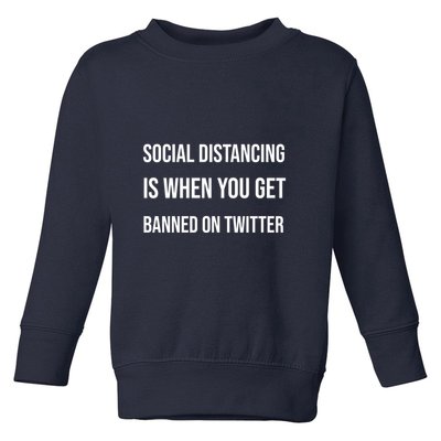 Social Distancing Toddler Sweatshirt