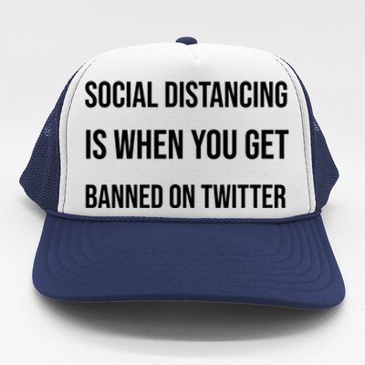 Social Distancing Trucker Hat