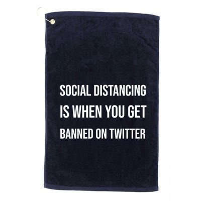 Social Distancing Golf Towel