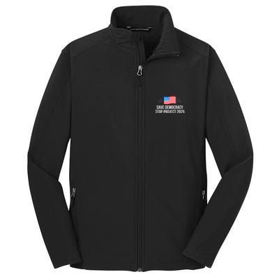 Save Democracy Stop Project 2025 Core Soft Shell Jacket