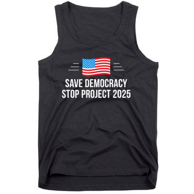 Save Democracy Stop Project 2025 Tank Top