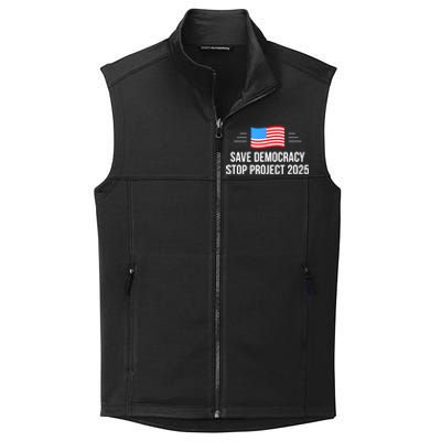 Save Democracy Stop Project 2025 Collective Smooth Fleece Vest