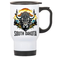 South Dakota Stainless Steel Travel Mug