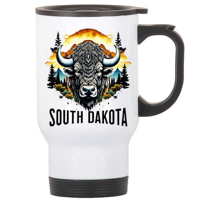 South Dakota Stainless Steel Travel Mug