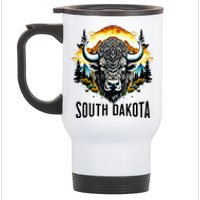 South Dakota Stainless Steel Travel Mug