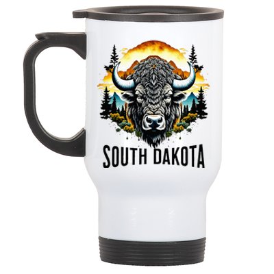 South Dakota Stainless Steel Travel Mug