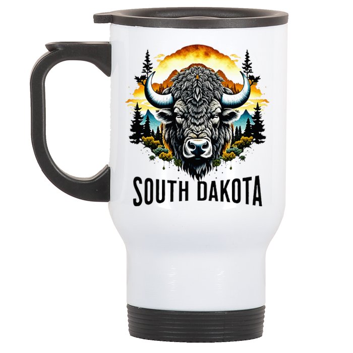 South Dakota Stainless Steel Travel Mug