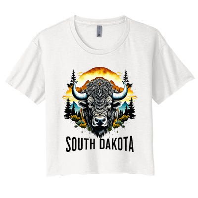 South Dakota Women's Crop Top Tee